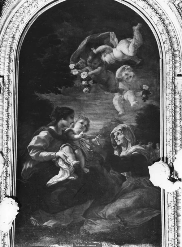 Madonna con Bambino e Sant'Anna - Chiesa di S. francesco d'Assisi a Ripa Grande, Roma
